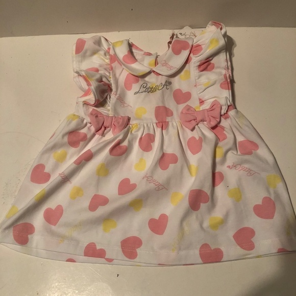 Little A Janice Pastel Hearts Heart Print Legging Set - Bright White - Picture 3 of 11